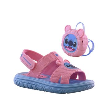 Sandalia-Rosa-e-Azul-Kids-Stitch-Velcro-|-Disney-Tamanho--19---Cor--AZUL-0
